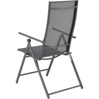 Juego de 2 Sillas Plegables de Jardín Kalamata Silla de Exterior Asiento para Terraza Balcón Patio con Reposabrazos y Respaldo Ajustable Patas de Acero 105 x 57 x 68 cm - details 11