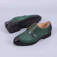Zapatos de hombre con zapato completo con capa de punta de piel de vaca de nuevo estilo de moda - details 12