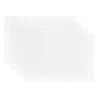 Tapete de cocina transparente, tapete para mesa de centro, protector de mesa, manteles individuales impermeables, protector de encimera, juego de manteles individuales de 4 piezas - details 0
