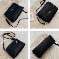 Bolso de Hombro para Mujer Simple Tipo Mensajero con Flap en Cuero PU Bolso Cruzado Casual Negro para Señora - details 27