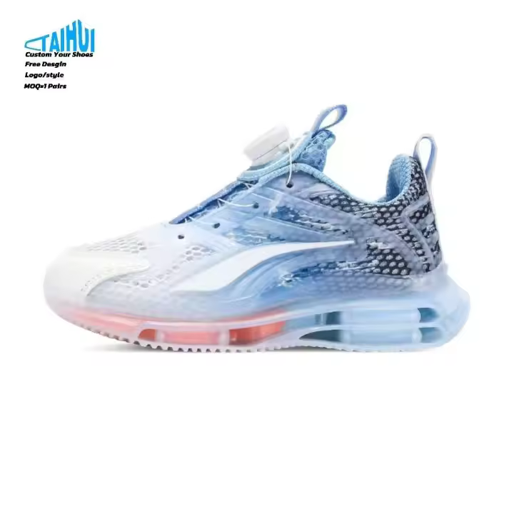 Nuevo baloncesto transpirable de malla para niños de otoño e invierno, cómodos zapatos deportivos informales de suela blanda para jóvenes - 1