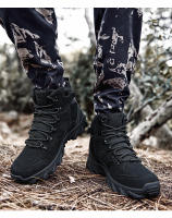 Botas militares de combate táctico para hombre, zapatos de seguridad para el trabajo, caza, tobillo, zapatillas de deporte al aire libre, Botas de senderismo de corte alto, seguridad - details 17