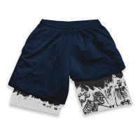 Pantalones Cortos de Entrenamiento Berserk con Estampado de Calavera Secado Rápido, Elástico, Con Pocetas para Hombres Ropa Activa de Verano - details 14