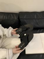 Diseño de nicho, medias zapatillas, zapatos de mujer, punta de moda, zapatillas frescas romanas de fondo plano para vacaciones - details 20