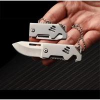 Cuchillo Plegable Portátil de Acero Inoxidable D2 Deporte y Exteriores Cuchillo de Cañón de Acero - details 6