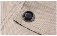 Chaqueta Bomber Men's Style Casual Nueva Primavera Otoño Visteza Exterior Algodón Cremallera - details 9