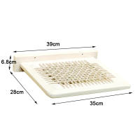 Hamaca montada en la pared para gatos, poste de rascado de cuerda de Sisal, torre de ￡rbol, casa de juguete para gatitos, rascador para gatos, marco de plataforma para escalar - details 1