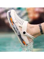 Sandalias con plataforma de camuflaje para hombre, zuecos con suela Eva, a la moda, para verano y exteriores - details 7