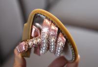 Sandalias de princesa con diamantes de imitación brillantes, zapatos de verano, nuevas, niñas - details 16