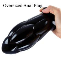 Leten consoladores de gran tamaño estimulan el ano y la vagina productos gran tapón Anal suave dilatador Anal masturbador juguetes sexuales - details 1