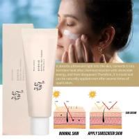 Loción de protección solar Protección solar de larga duración Crema blanqueadora de bloqueador solar ligera y no grasa Anti-UV Facial suave - details 6