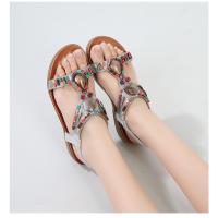 Sandalias de Mujer Verano 2025 |   Zapatos Bohemios Étnicos con Cristales |   Sandalias Deportivas Playa Suela Blanda Antideslizante - Moda Elegante y Confort - details 20