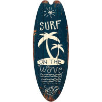 Tabla de surf colgante de madera para playa, decoración de pared de Bar Tropical temática de verano, bienvenido al Paraíso, letrero de puerta para habitación del hogar - details 10