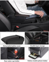 Caja de almacenamiento para Reposabrazos de consola central, portavasos y piezas de coche USB, para Suzuki Swift 2005-2023 - details 3