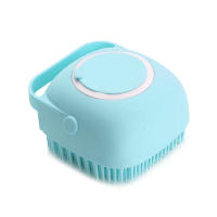 Cepillo de baño de silicona suave para perros y gatos, limpieza de aseo, ducha - details 7