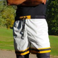 Pantalones Cortos de Rendería Transpirables Secado Rápido Estilo Gimnasio Anime 2 en 1 para Hombres - details 1