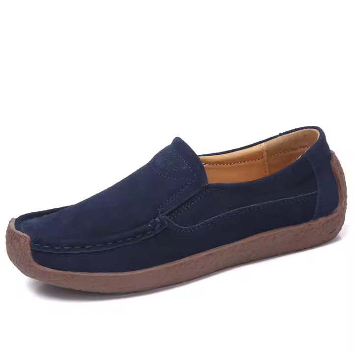 Zapatillas sin zapatos para mujer, zapatos planos cómodos para caminar, zapatos náuticos 8 - 1