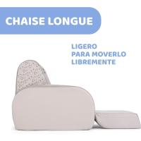 Infantil Convertible en Chaise Longue y Butaca, Sofá, 3 Configuraciones, Silla Cómoda y Ligera, Transformable, Puff Niños a Partir de 12 Meses, Color Rojo, 1 Unidad - details 9