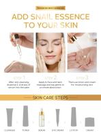 Serums Faciales de Caracol de Oro 24k para Mujer, Filtrado de Secreción de Caracol, Cara Ácido Hialurónico Suero Hidratante Colágeno Esencia, Reduce el Envejecimiento, Suaviza las Arrugas, Reafirma, para Promover la Absorción Suero Hidratante Profundament - details 7