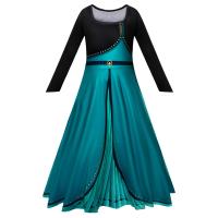 Disfraz de princesa Anna verde para niñas pequeñas, disfraz de Halloween, vestido elegante para fiesta de cumpleaños, vestido de carnaval - details 21