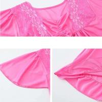 Conjunto de pijama de satén grande 5XL, pijamas cortos, decoración del hogar de mediana edad, pijamas de mujer baratos - details 18