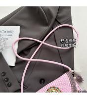 Bolso tejido a mano de verano estilo étnico de paja 2025 moda de interés especial nueva bandolera de hombro para vacaciones en la playa - details 5