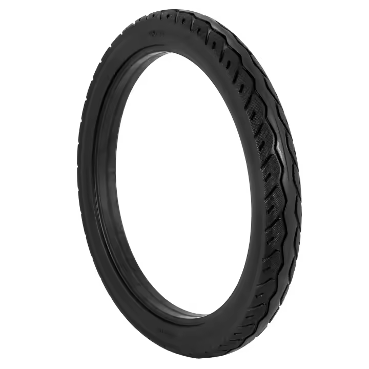 Neumáticos sólidos para bicicleta de 16 pulgadas, 16 x 1,75, neumáticos para bicicleta, neumáticos antideslizantes de goma negra de 16 x 1,75, neumáticos para ciclismo - 1