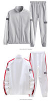 Traje deportivo de talla grande para hombre y mujer, ropa deportiva informal para correr, chaqueta - details 15