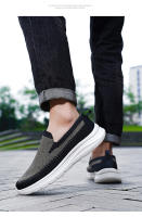 Nuevos zapatos deportivos de gran tamaño para hombre con malla transpirable y cómoda, zapatos deportivos de suela blanda, zapatos casuales de un pie - details 13