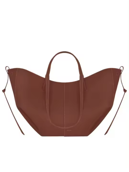 Bolso de mano de color sólido para mujer, material de cuero de vaca, bolso de axila, moda SO - 1