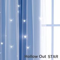 Cortinas de Dormitorio de Doble Capa Aislantes Térmicos Opaques con Ojales Protección UV,1 pieza - details 34
