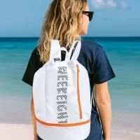 Mochila de malla para natación seca y húmeda, bolsa de almacenamiento transparente y transpirable para ciclismo, bolsillo para zapatos, mochila escolar Visible de gran capacidad para viaje - details 5