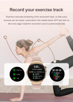 2025 Nuevo 1.27 pulgadas Resistente al agua, Recordatorio de ciclo fisiológico, Trajetoria de movimiento GPS, Frecuencia cardíaca, Presión arterial, Oxígeno en sangre, Música, Monitoreo del sueño, Reloj inteligente de moda para mujer para iOS y Android - details 13