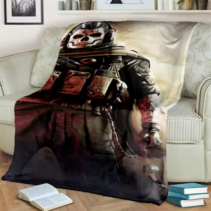 Manta Suave 3D Call of Duty Ideal para Hogar, Oficina, Picnic Cubierta de Manta HD para Niños - 1