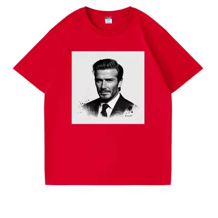 2025 camiseta para hombre camiseta negra de algodón puro camisetas Beckham camiseta blanca última novedad camiseta de fútbol camiseta de fútbol - 1