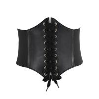 Corsé moldeador de cuerpo para mujer, cinturón ancho de cuero Sexy, fajas, cinturones para mujer, corsés y Bustiers adelgazantes de cintura alta - details 0