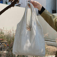 Bolsos de hombro Bolsos de mano de ganchillo para mujer Bolso de mano Bolso de viaje de playa Bolso de compras de gran capacidad - details 3