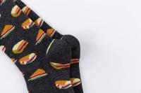 Calcetines casuales de moda de alta calidad para hombres, Dibujos animados, Serie de carritos de comida, divertidos - details 5