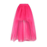 Falda gótica Punk para mujer, talla elástica, cuello alto, estilo Bo, Cosplay de Halloween, Maxi vestido asimétrico de tul suave - details 17