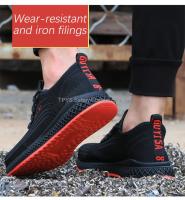 Zapatos De Seguridad Con Punta De Acero Antideslizantes Para Hombres Y Mujeres Zapatillas De Trabajo Transpirables Indestructibles Para Adultos - details 7