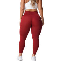NVG Leggings de gimnasio sin costuras para mujer, suaves para entrenamiento, ropa de yoga de LICRA de cintura alta - details 7