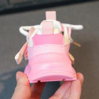 Zapatos deportivos gruesos para niños, zapatillas informales transpirables de malla para niñas, zapatos para niños y niños - details 8