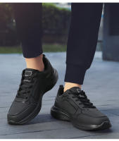 Zapatillas de deporte de cuero para hombre, zapatos informales impermeables, zapatillas ligeras para correr al aire libre, Tenis deportivos, zapatos planos masculinos - details 9