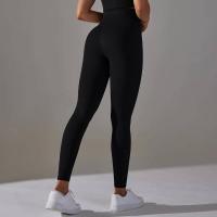 Mujeres sin costuras, leggings deportivos de cintura alta para entrenamiento, correr, fitness, gimnasio, fruncido en el trasero, ropa deportiva - details 9