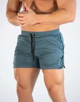 Pantalones Cortos de Compresión de Secado Rápido Ropa Deportiva Casual para Entrenamiento en Gimnasio para Hombres Moda Atlética - details 3