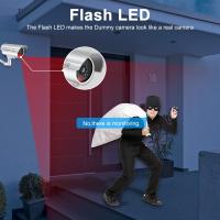 Cámara falsa con LED rojo intermitente en forma de bala, cámara de vigilancia CCTV de seguridad impermeable para el hogar, - details 2