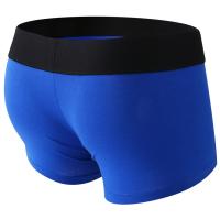 Hombres Calzoncillos Pene Abierto Agujero de la bolsa Boxer Shorts Cockring Bragas Ropa interior de algodón Bóxers hombre - details 12