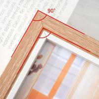 Marco de fotos con bisagra plegable creativo, marco de fotos rectangular doble/Triple, 2/3/4/5 de madera vinculada - details 12