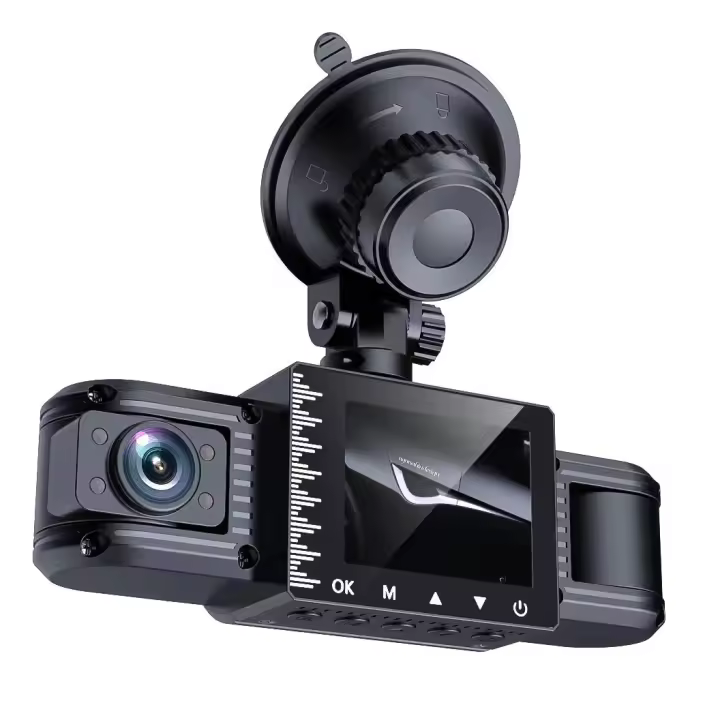 Mini Dashcam Camcorder Grabador de Video FHD 1080P para Coche de 3 Canales - 1