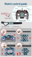 Coche de acrobacias Rc con detección de gestos para niños, coches de Control remoto, camiones 4wd, vehículos todoterreno 4x4 de - details 9